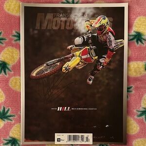 Justin hill signed transworld Magazine
